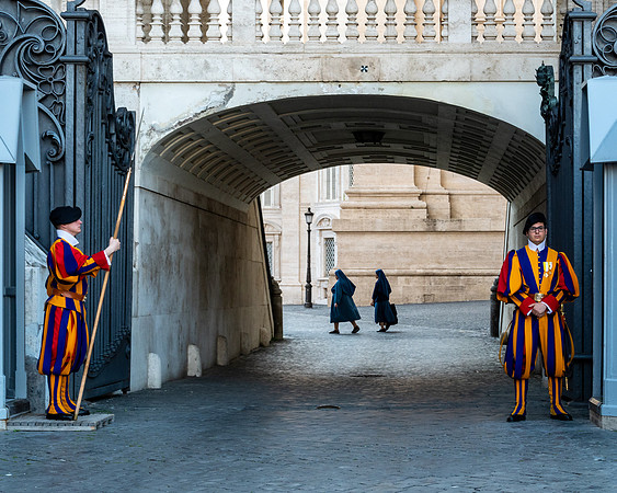 Swiss Guard and Nuns copy